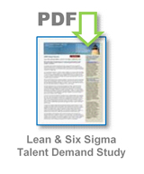 Latest Lean and Six Sigma Talent Demand Study